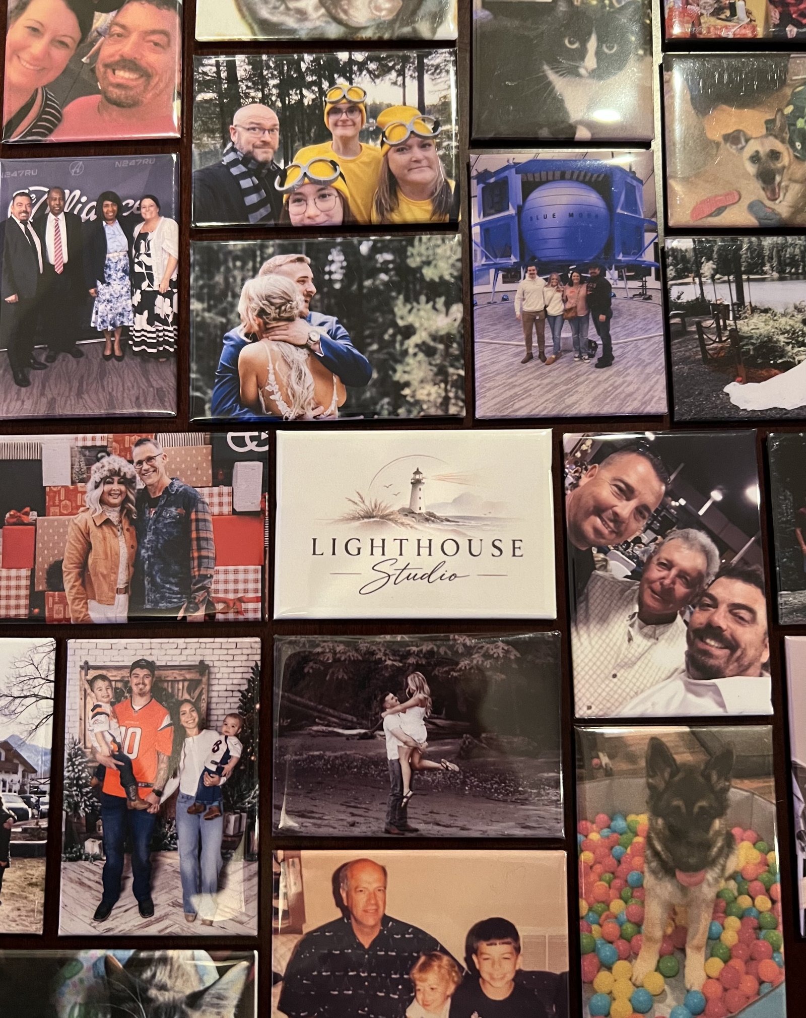 Custom photo magnets made from your favorite memories